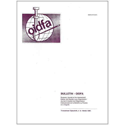 Bulletin-OIDFA SH - Klöppelwerkstatt, ist die vierteljährlich erscheinende Zeitschrift der Organisation. Die Artikel spiegeln die internationale Ausrichtung der OIDFA sowohl hinsichtlich der Autoren als auch der Themen wider, Spitze, Nadelspitze, Klöppeln Heft 3-1985