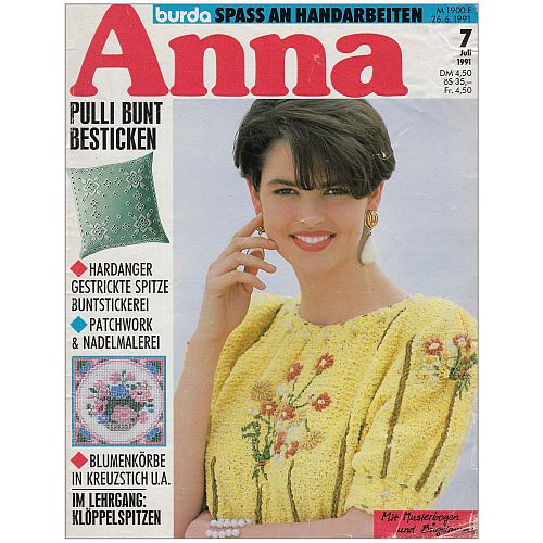Anna SH - Klöppelwerkstatt,Burda - Spaß am Handarbeiten - die Zeitschrift rund ums Handarbeiten und nähen. Häkeln, Stricken, Klöppeln und vieles mehr