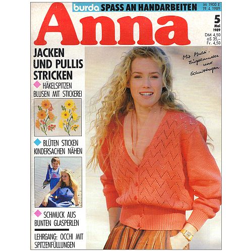 Anna SH - Klöppelwerkstatt,Burda - Spaß am Handarbeiten - die Zeitschrift rund ums Handarbeiten und nähen. Häkeln, Stricken, Klöppeln und vieles mehr