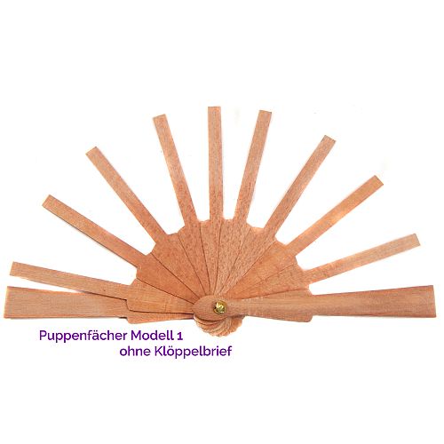 Puppenfächergestell Modell 1 - Klöppelwerkstatt, Das Gestell wurde in Spanien hergestellt. Holzart Birne, Abanico, klöppeln, Knipling, Lace, Dentelle, Merletto, Pitsia, Kraj, Spitze, Kant