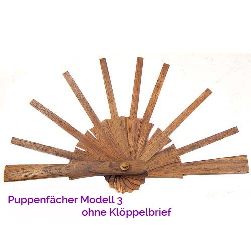 Puppenfächergestell Modell 3 - Klöppelwerkstatt, Das Gestell wurde in Spanien hergestellt. Holzart Mahagonie, Abanico, klöppeln, Knipling, Lace, Dentelle, Merletto, Pitsia, Kraj, Spitze, Kant