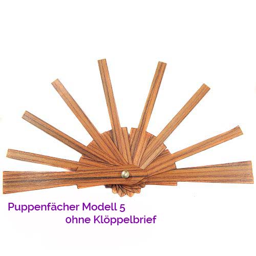 Puppenfächergestell Modell 5 - Klöppelwerkstatt, Das Gestell wurde in Spanien hergestellt. Holzart Birne, Abanico, klöppeln, Knipling, Lace, Dentelle, Merletto, Pitsia, Kraj, Spitze, Kant